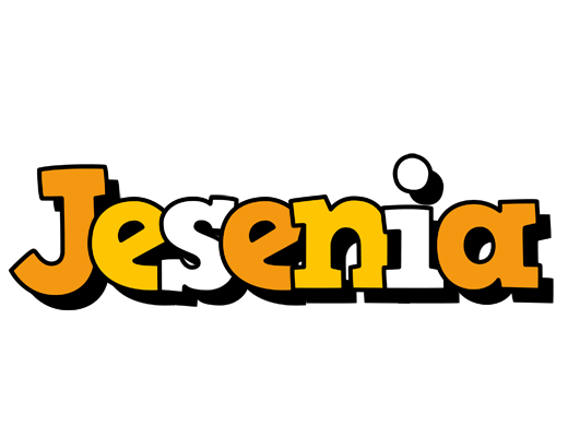 Jesenia cartoon logo
