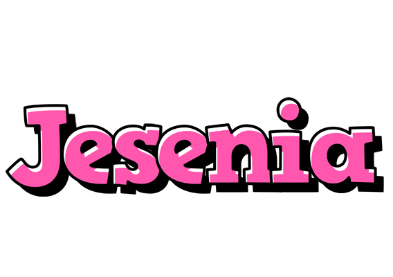 Jesenia girlish logo