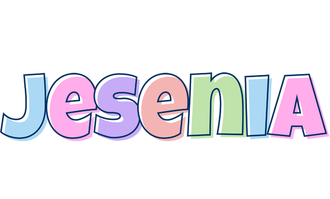 Jesenia pastel logo
