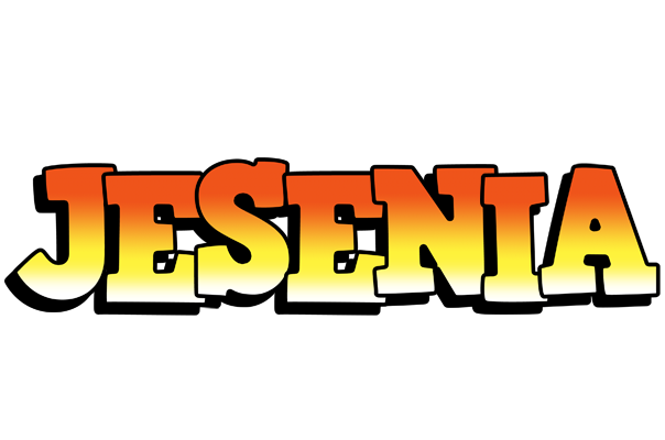 Jesenia sunset logo
