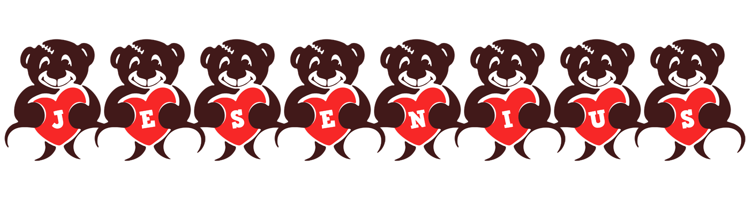 Jesenius bear logo