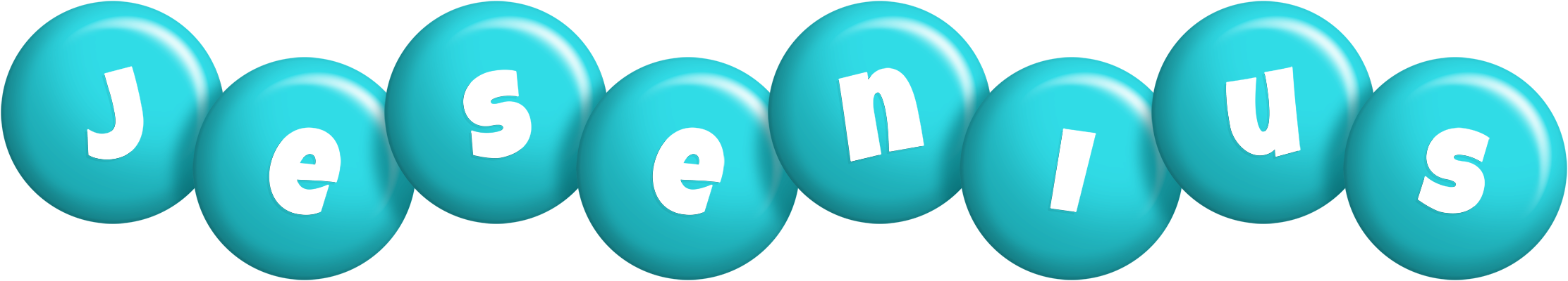 Jesenius candy-azur logo