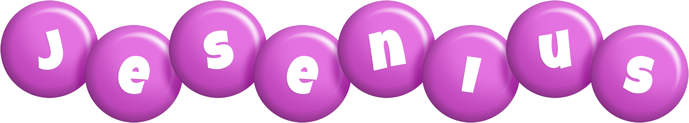 Jesenius candy-purple logo