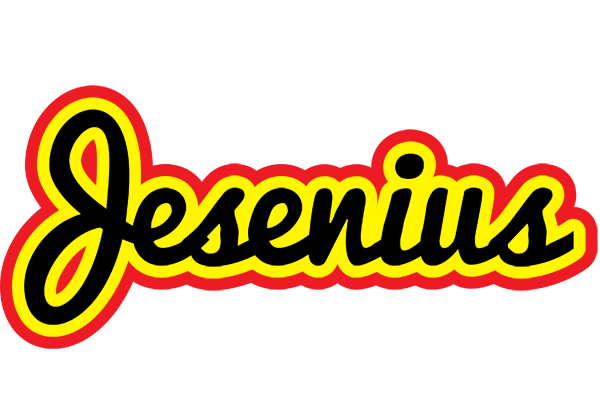 Jesenius flaming logo