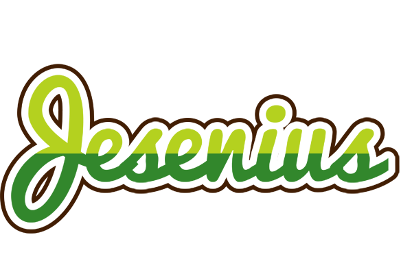 Jesenius golfing logo