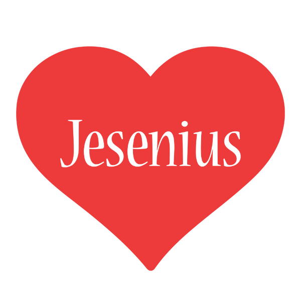 Jesenius love logo