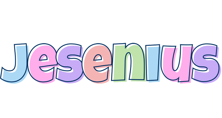 Jesenius pastel logo