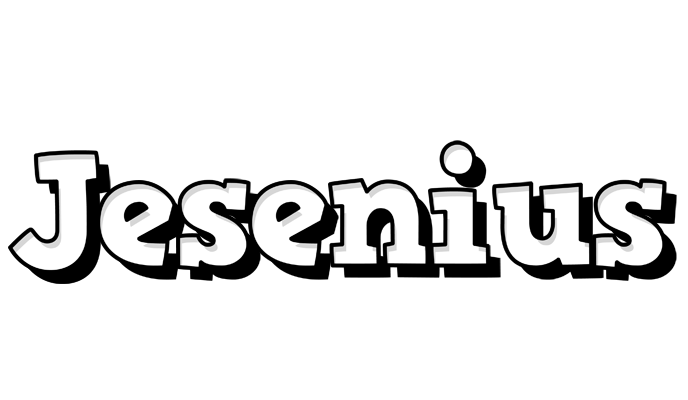 Jesenius snowing logo