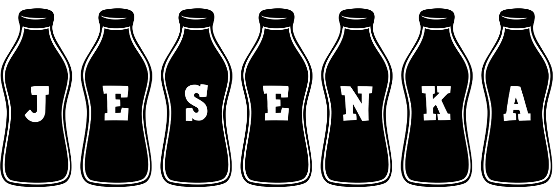 Jesenka bottle logo