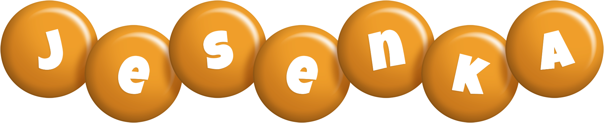 Jesenka candy-orange logo