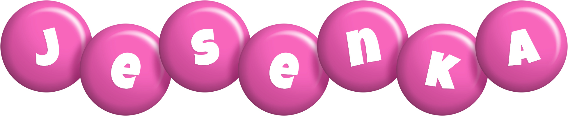 Jesenka candy-pink logo