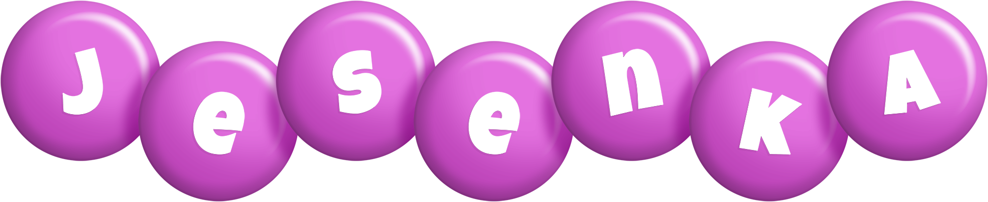 Jesenka candy-purple logo