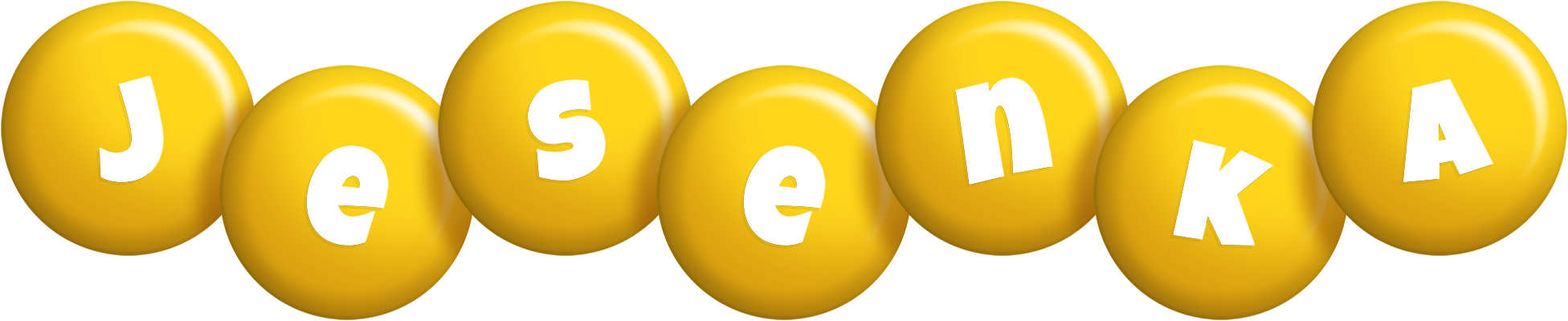 Jesenka candy-yellow logo