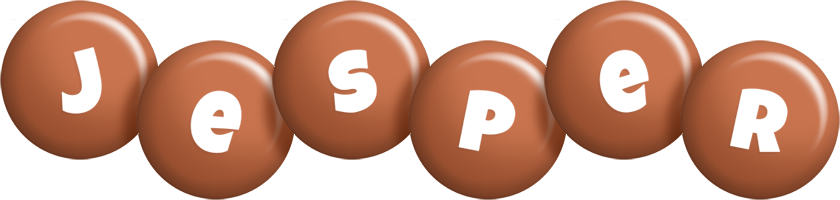 Jesper candy-brown logo