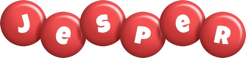 Jesper candy-red logo