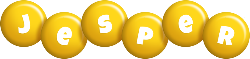 Jesper candy-yellow logo