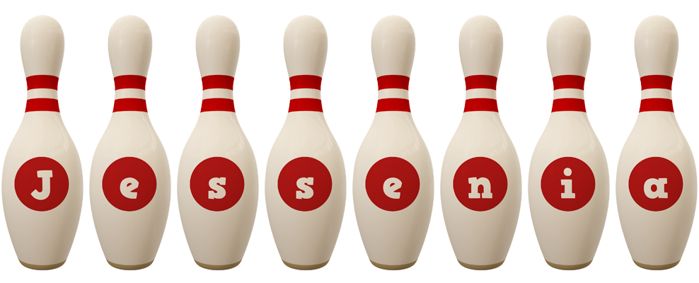 Jessenia bowling-pin logo