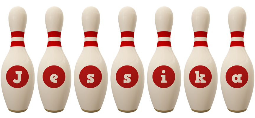 Jessika bowling-pin logo