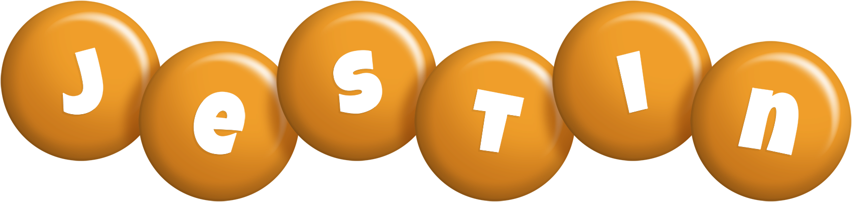 Jestin candy-orange logo