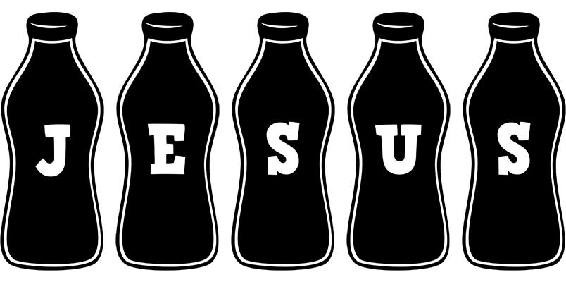 Jesus bottle logo