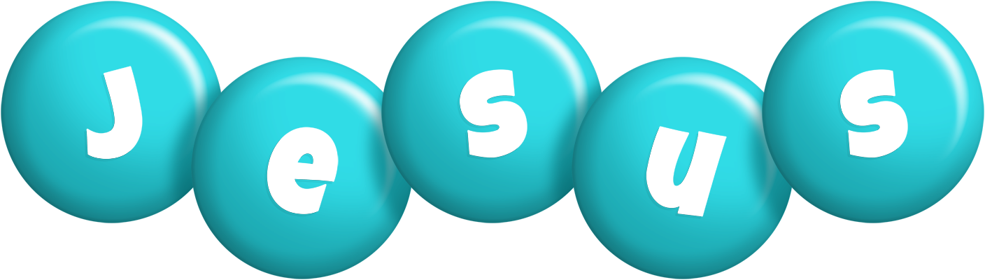 Jesus candy-azur logo