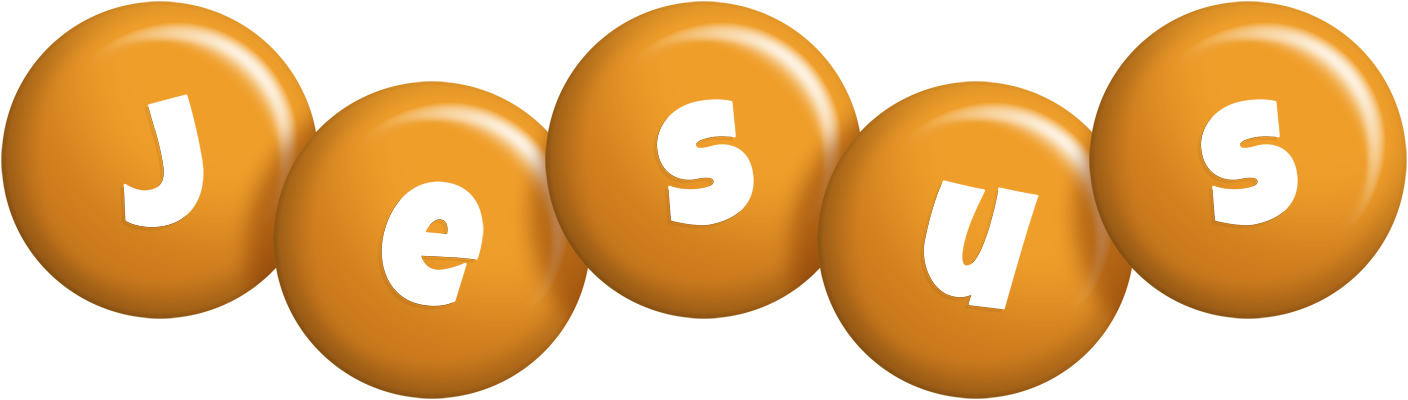 Jesus candy-orange logo