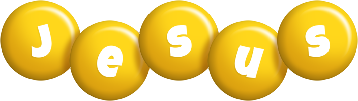 Jesus candy-yellow logo