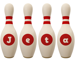 Jeta bowling-pin logo