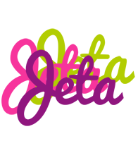 Jeta flowers logo