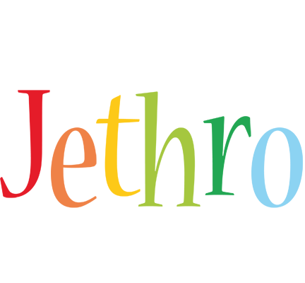 Jethro birthday logo