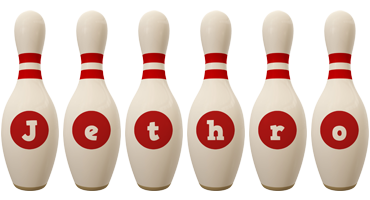 Jethro bowling-pin logo