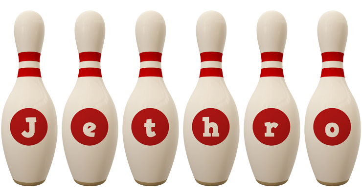 Jethro bowling-pin logo