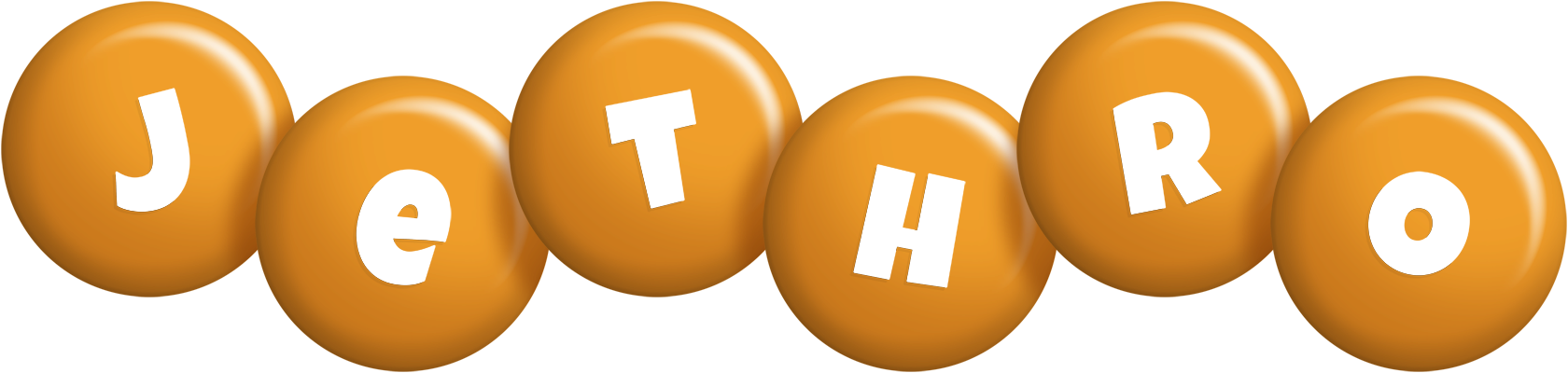 Jethro candy-orange logo
