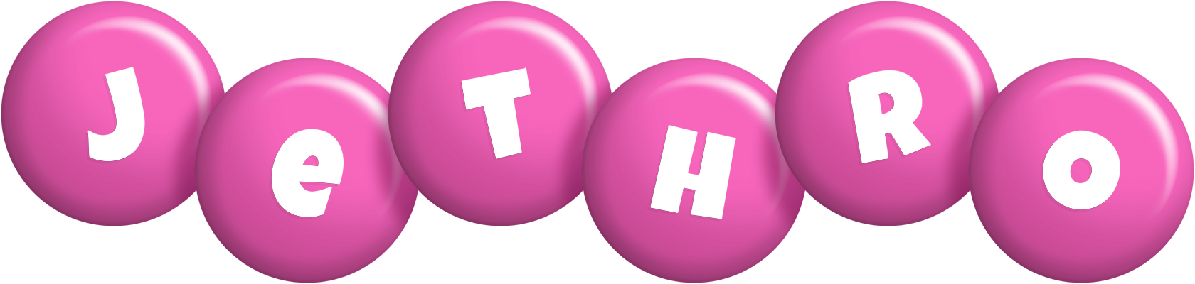 Jethro candy-pink logo