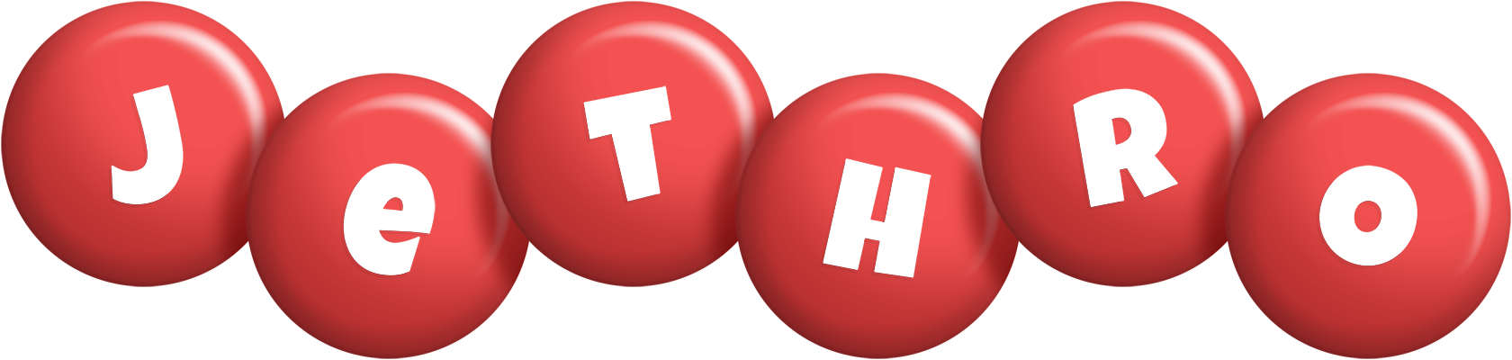 Jethro candy-red logo