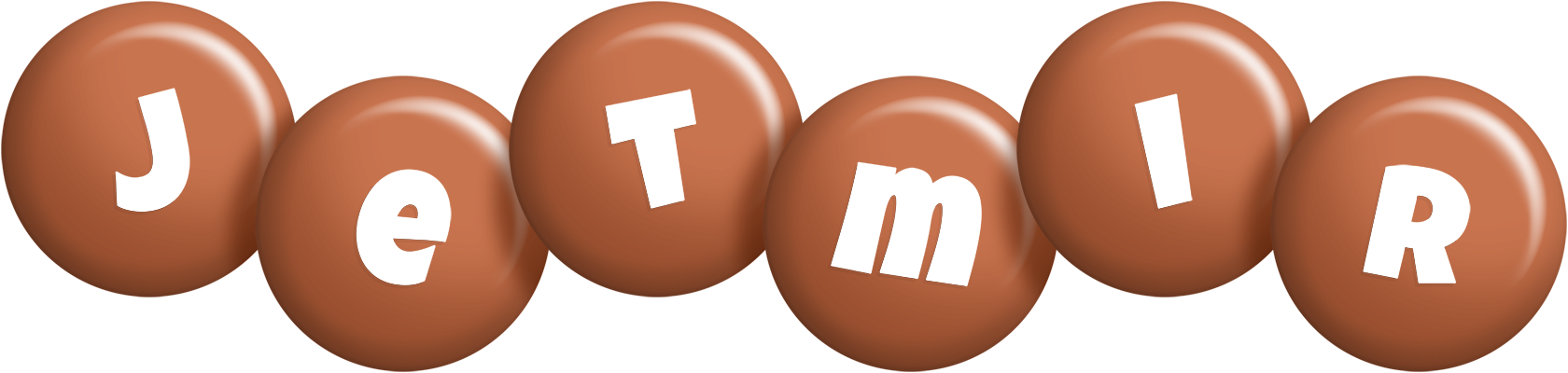 Jetmir candy-brown logo