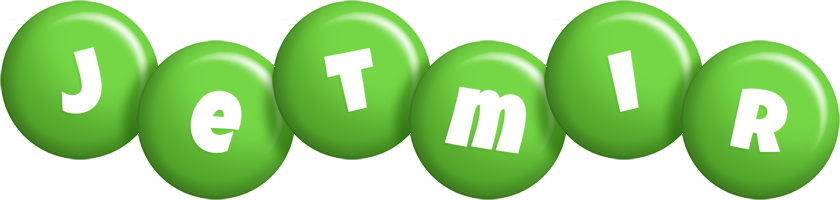 Jetmir candy-green logo