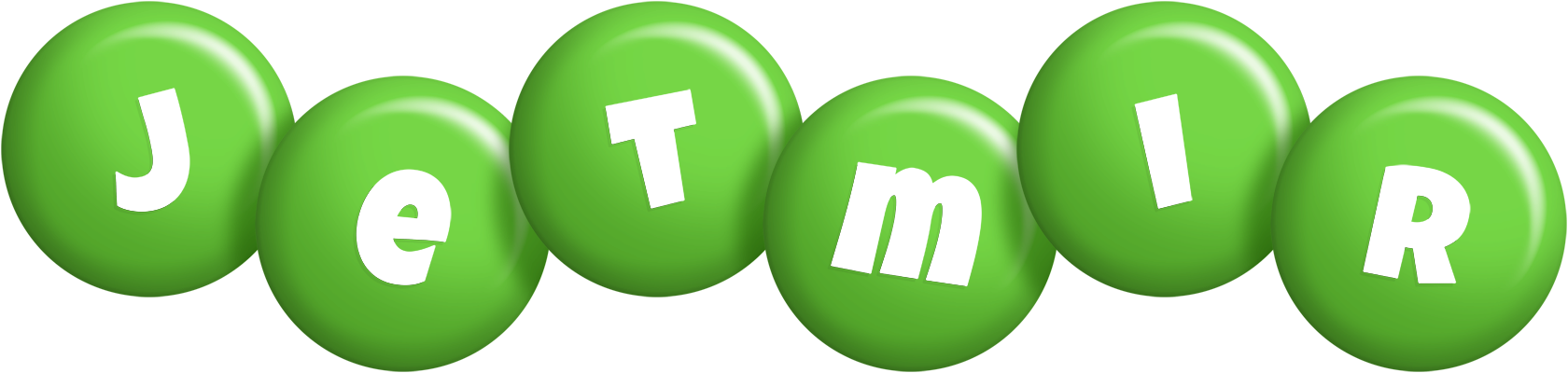 Jetmir candy-green logo