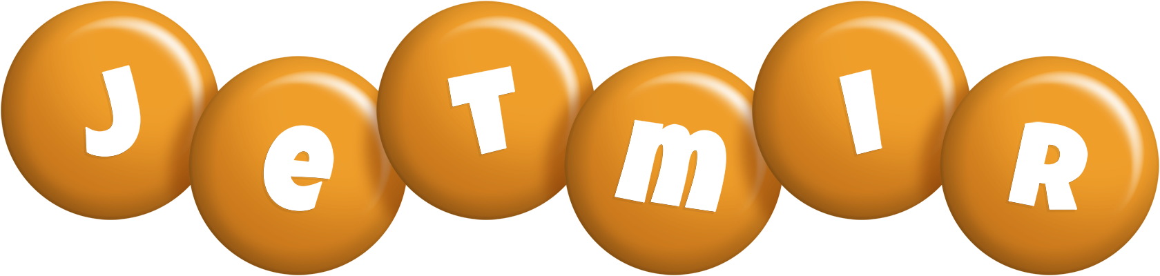 Jetmir candy-orange logo