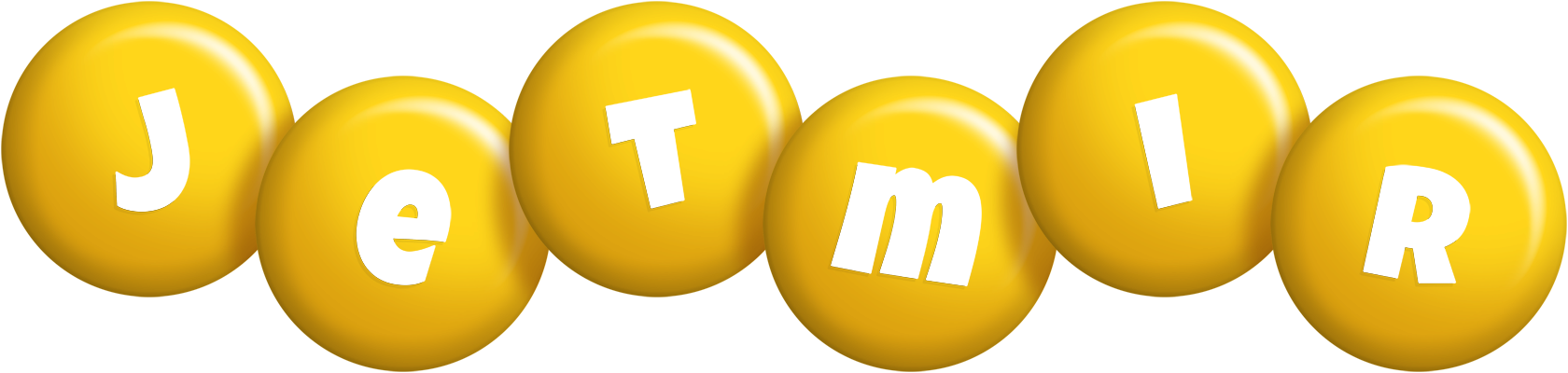 Jetmir candy-yellow logo