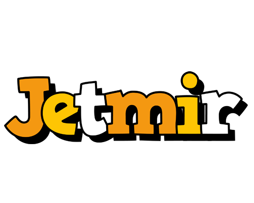 Jetmir cartoon logo