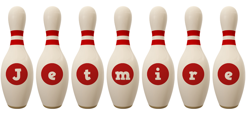 Jetmire bowling-pin logo