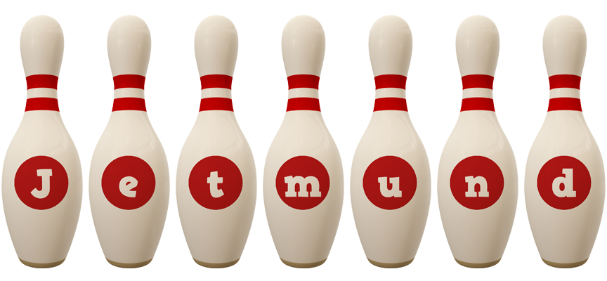 Jetmund bowling-pin logo