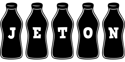 Jeton bottle logo