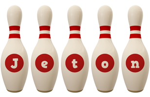 Jeton bowling-pin logo