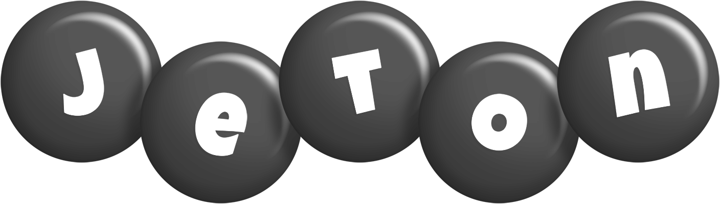 Jeton candy-black logo