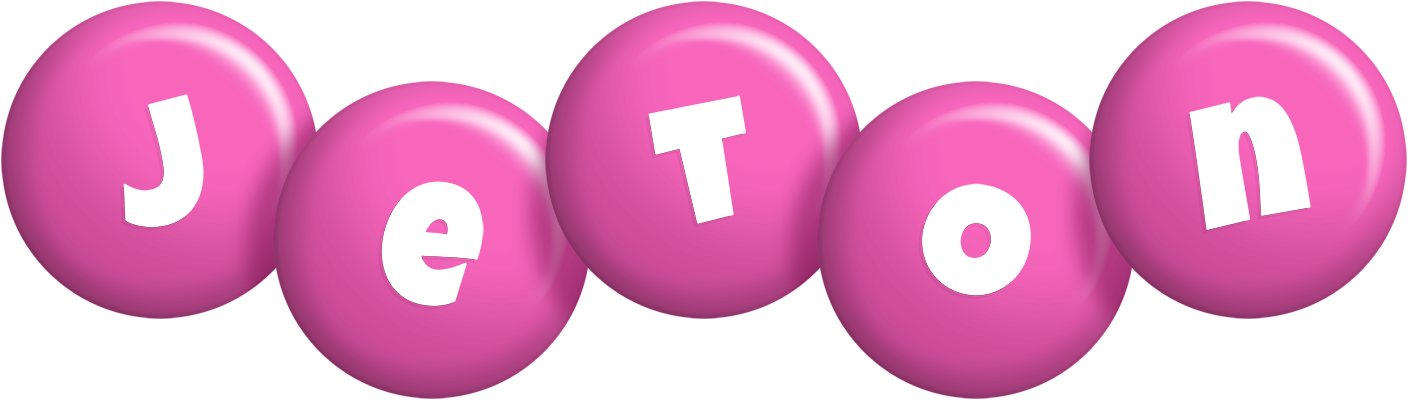 Jeton candy-pink logo