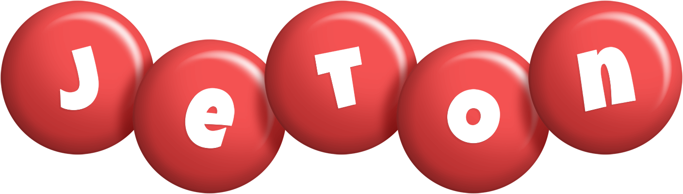 Jeton candy-red logo