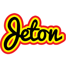 Jeton flaming logo