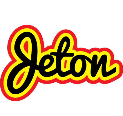 Jeton flaming logo